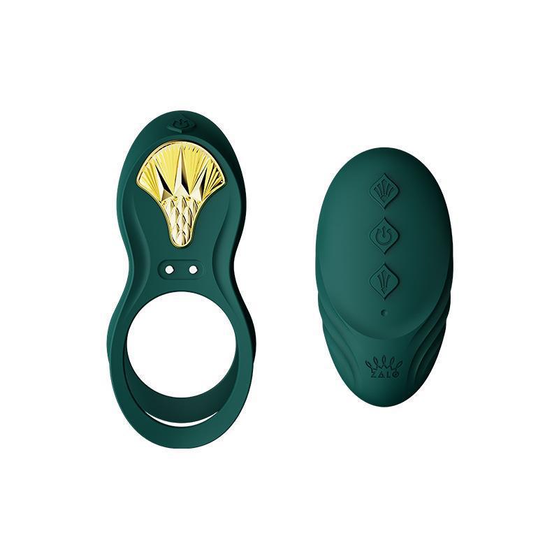 Zalo bayek夫婦共震マッサージ器カバーリング男性ロックリング成人マッサージ玩具趣味用品