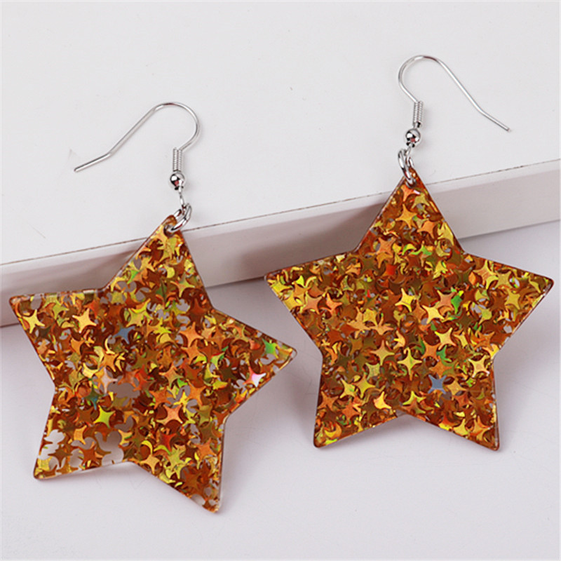 1 Pair Sweet Star Arylic Ear Hook display picture 1