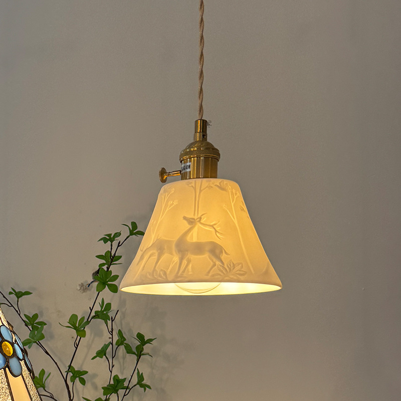 Jug Jug Juggernaut estilo japonés retro silencioso ventano candelabrado cerámica de latón simple puerta de entrada comedor bar dormitorio candelabrado cabecera