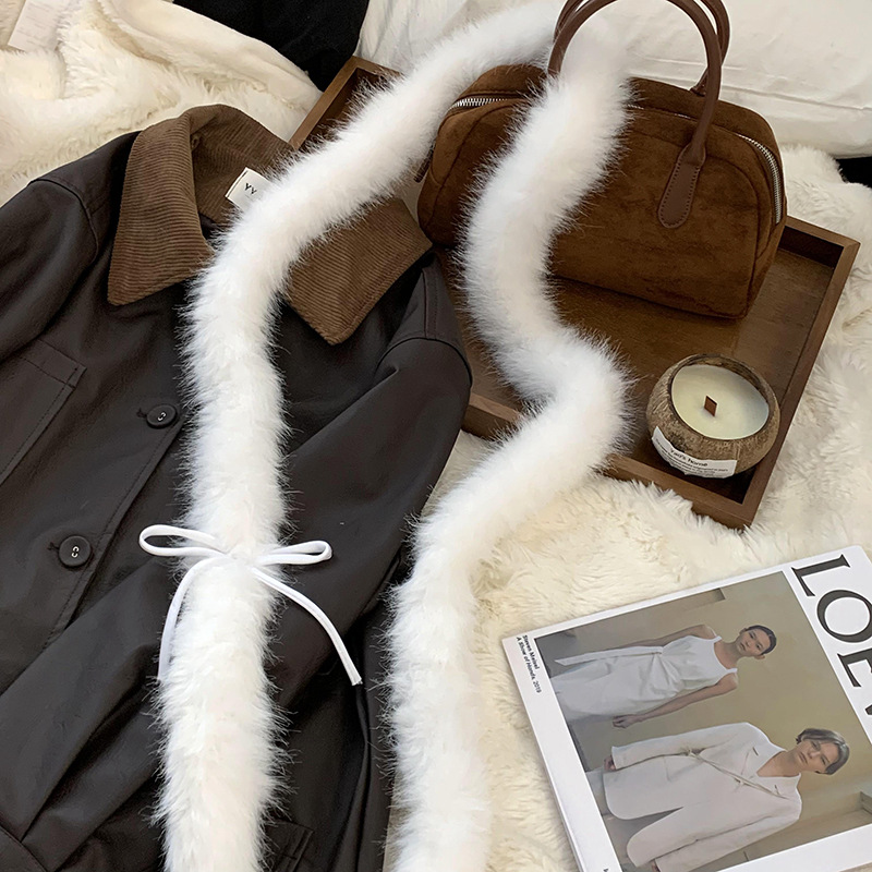 Bufandas femeninas de imitación de cabello de cabello