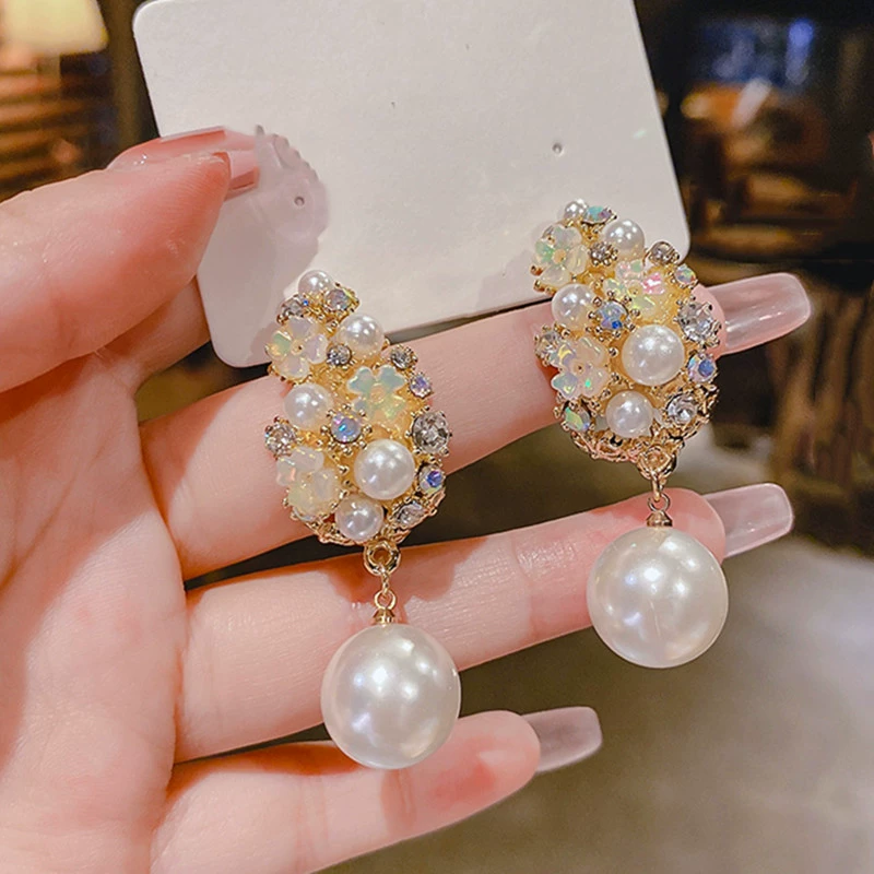Серебряная игла, украшения, элегантные ретро серьги, образец серебро 925, французский стиль, интернет-звезда