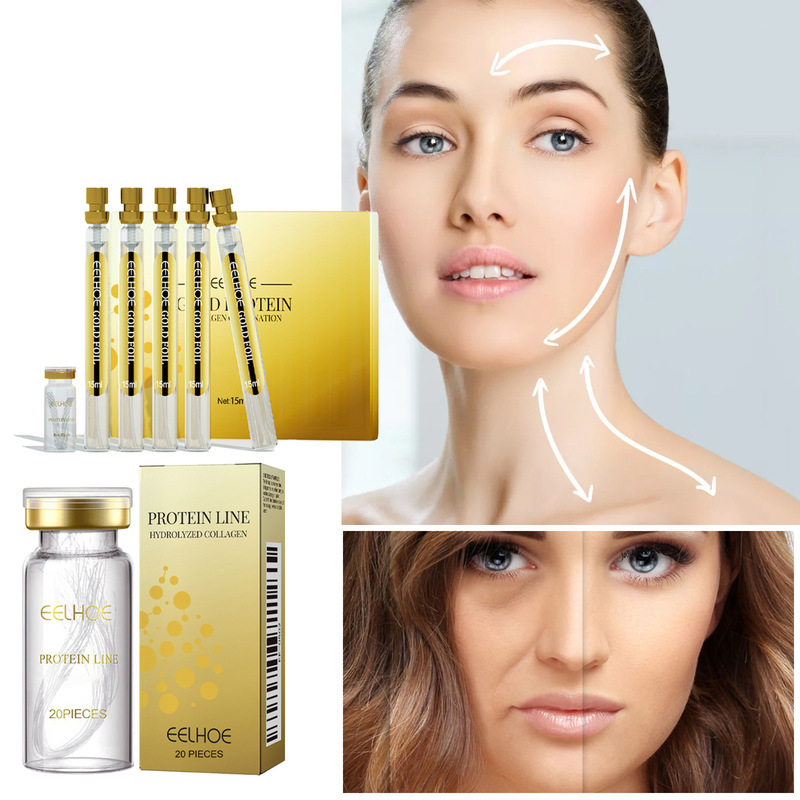 Eelhoe Protein Lifting Line Tightens Skin, Hydrates and Fades Fine Lines and Wrinkles, Facial Lifting Collagen