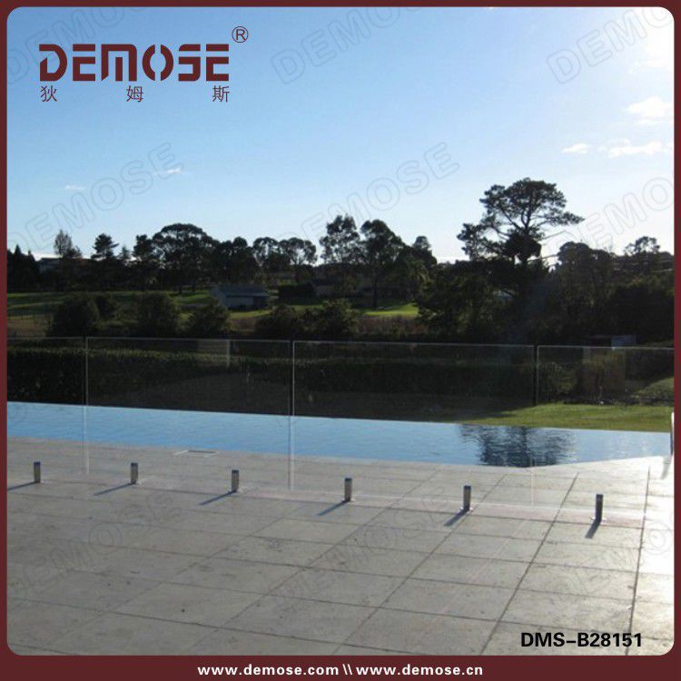 泳池侧装玻璃栏杆 不锈钢栏杆 配件栏杆 厂家直销按实际规格计算