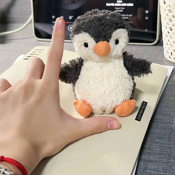 British Jellycat Peanut Penguin Plush Toy Super Cute Doll Comfort Doll Birthday Gift Female Best Friend