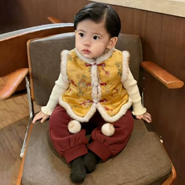 童民族服装;童套装;童旗袍