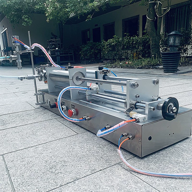 Взрывозащищенный чистый пневматический моющее средство для стирки меда с соусом из горячего горшка соус машина для розлива пасты жидкость