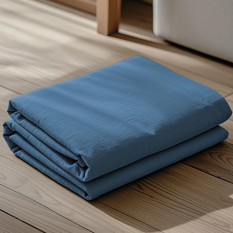 Color sólido piel transpirable sábanas de algodón lavable de una sola pieza dormitorio de estudiantes una sola colcha de almohada de tres piezas conjunto 2026 nuevo