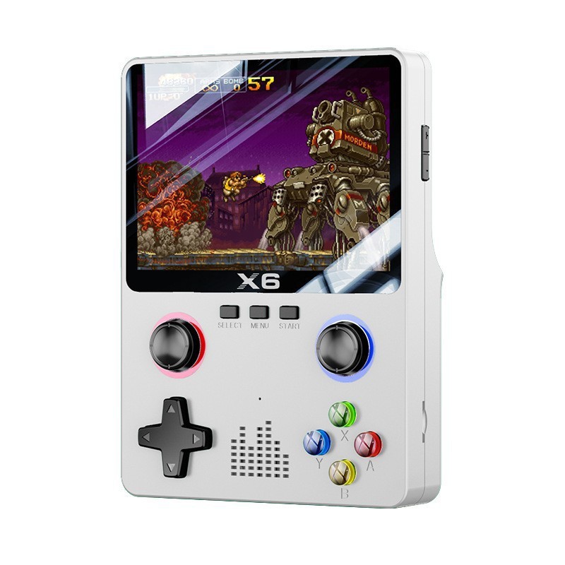 新しい X6 携帯ゲーム機何千ものゲーム PSP デュアルジョイスティックシミュレータダブルレトロ HD 3.5inch 大画面|undefined