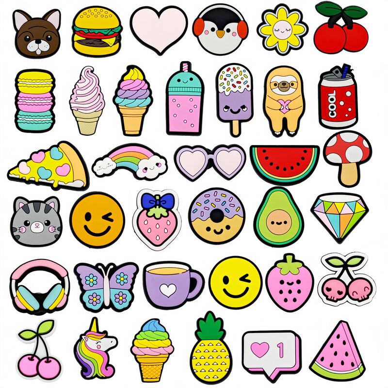 Unicorn Cross-Border Hot-Selling DIY Cartoon Cute Decorative Accessories Mobile Phone Case Soft Rubber Patch Hole Shoe Slipper Buckle Unicorn Cross-Border Hot-Selling DIY Cartoon Cute Decorative Accessories Mobile Phone Case Soft Rubber Patch Hole Shoe Slipper Buckle