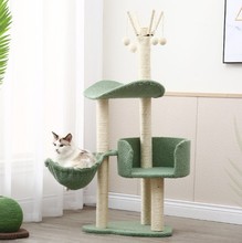 貓窩貓架子貓抓板一體貓磨爪貓跳台貓爬架貓玩具貓別墅一件代發