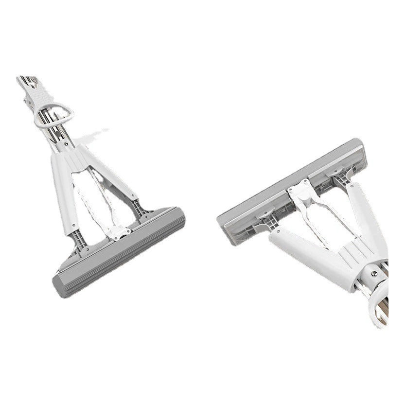 Швабра с губкой, швабра для пола, швабра из ПВА, швабра из нержавеющей стали, самоотжим, складная роликовая система отжима, уборка за один шаг, телескопическая модель