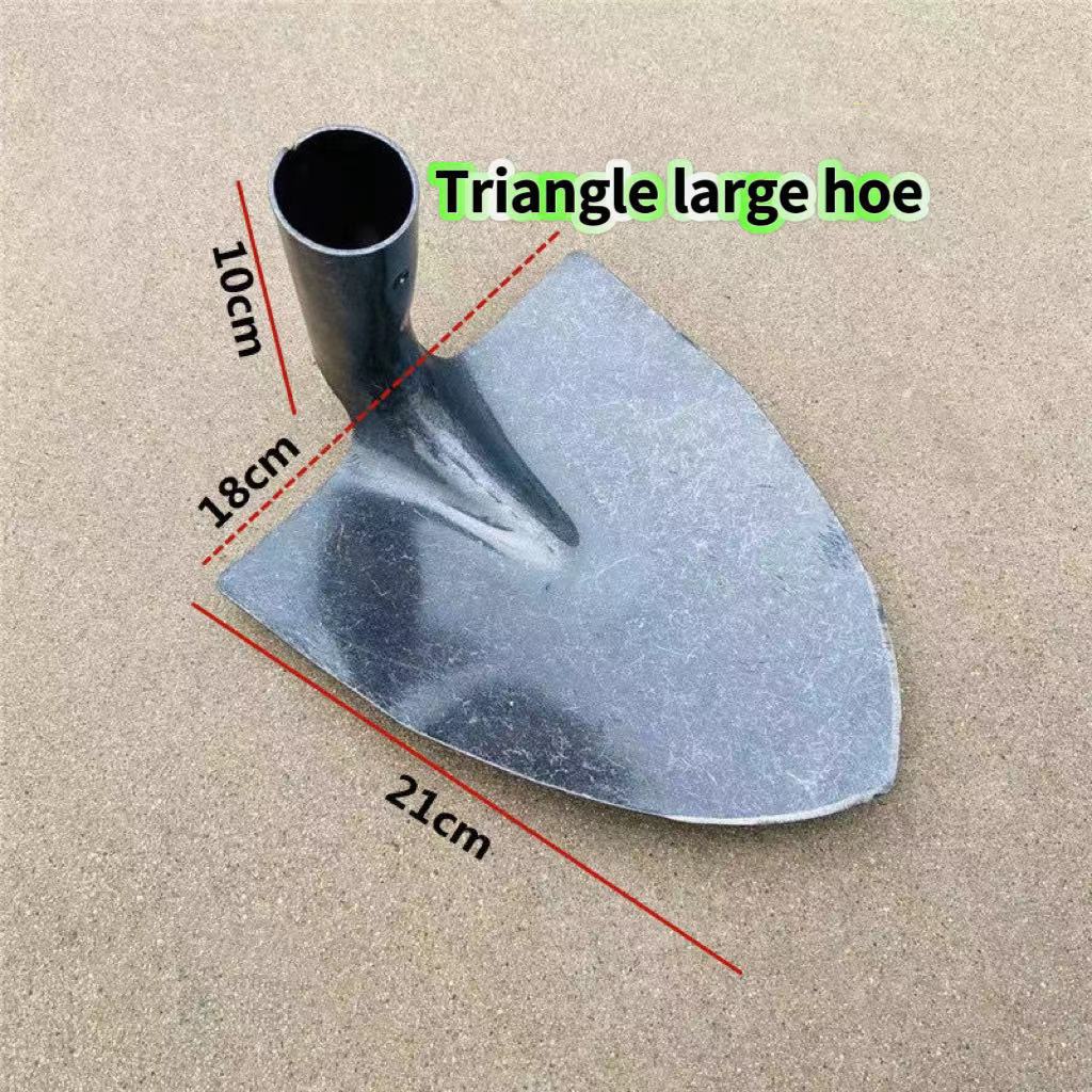 【跨境可代发】锄头农用老式三角锄尖头多功能全钢农用挖地开山挖