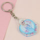 Frozen Princess Aisha Anna acrylic keychain in stock wholesale anime peripheral student schoolbag pendant