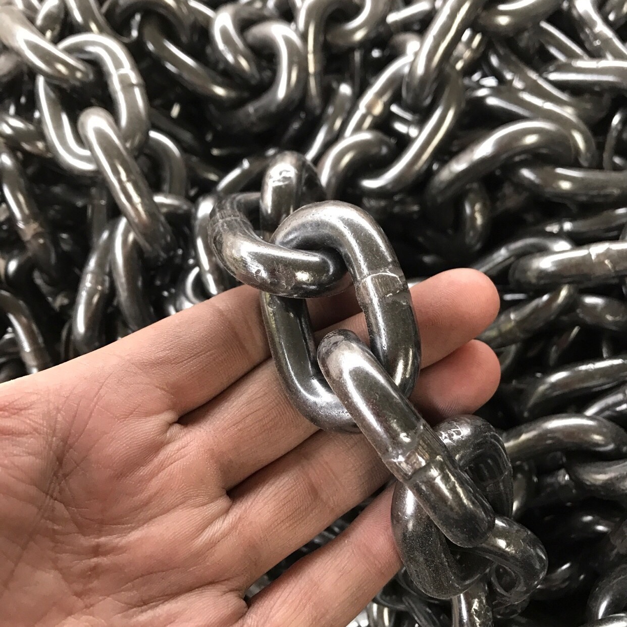 80吊索具铁链桥用锰钢级链条起重链条拖车手拉葫芦链条国标链条