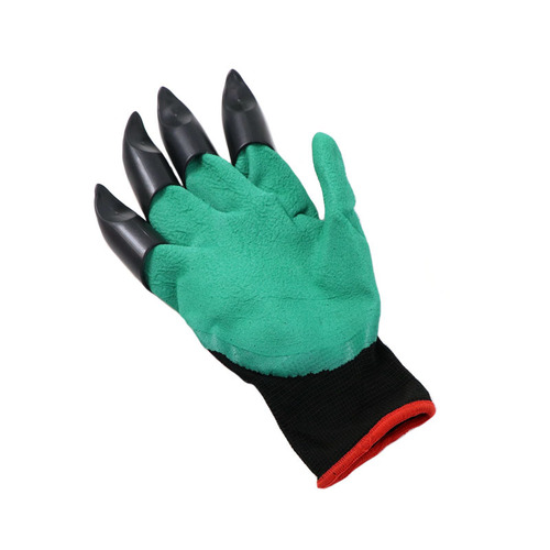 Garden gardening gloves, digging gloves, dipped gloves, gardening protective insulating gloves wholesale 70g