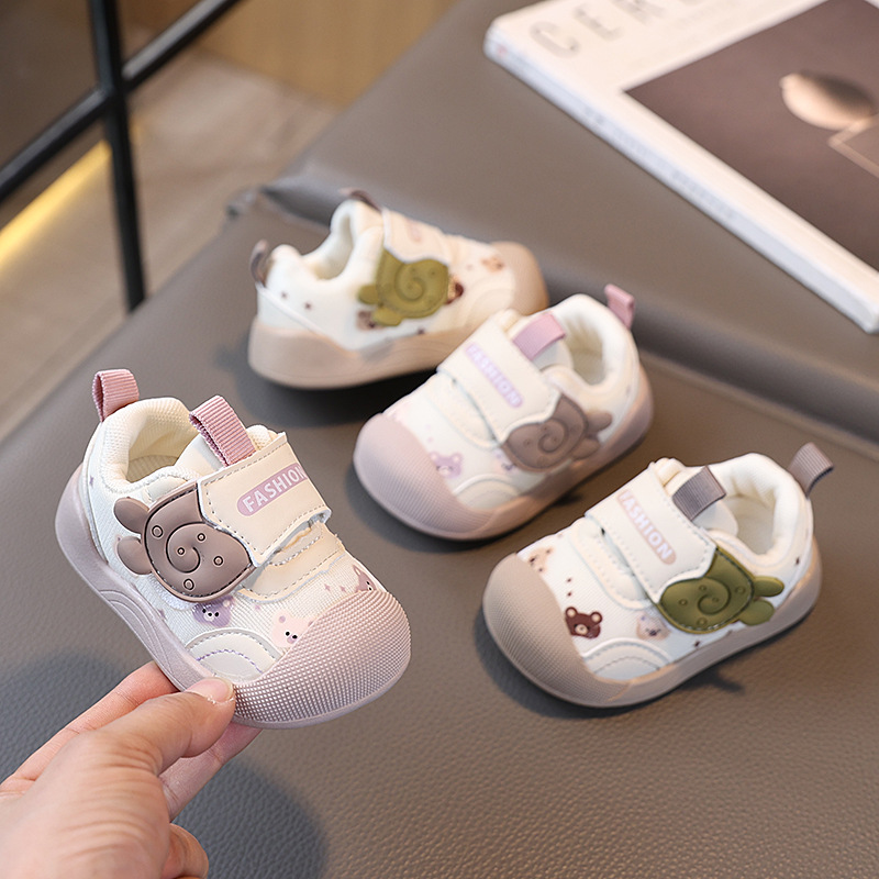 新款宝宝学步机能鞋女宝宝双网面鞋子春季婴幼儿软底学步鞋机能鞋
