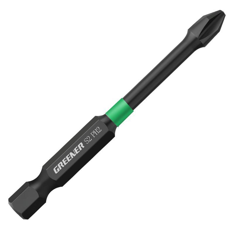 Destornillador de impacto de bosque verde Cabeza de Acero de tungsteno cabeza de Cruz destornillador eléctrico mango hexagonal fuerte destornillador eléctrico magnético cabeza taladro de mano destornillador de aire
