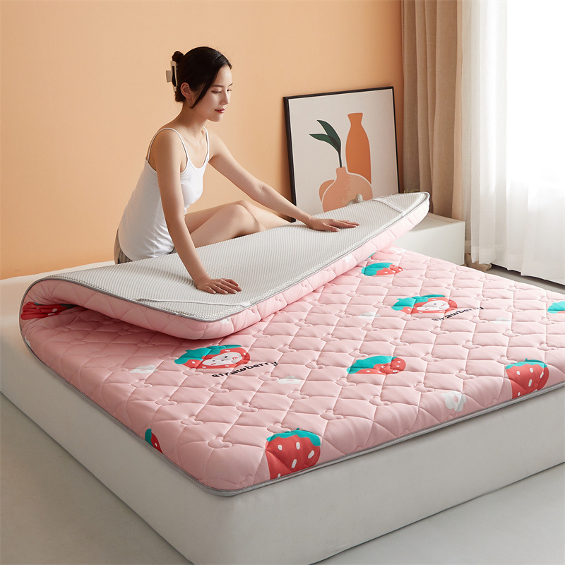Nantong Home Textile Thickened Mattress Soybean Fiber Cushion Bed Mattress Student Dormitory Single Rental Folding Bed Mat Nantong Home Textile Thickened Mattress Soybean Fiber Cushion Bed Mattress Student Dormitory Single Rental Folding Bed Mat