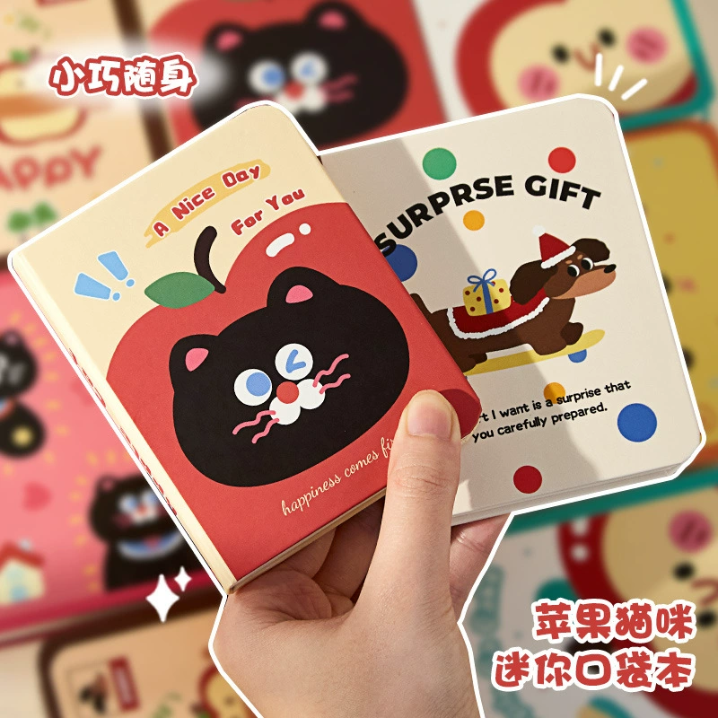 Большие шлепки A7 мини маленькая книга портативный портативный карманный ноутбук милый блокнот с высоким значением