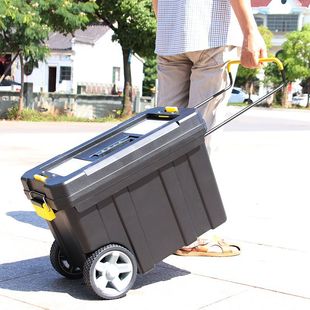 Wheeled Trolley Combined Plastic Repair Tool Cart Double-Layer Thick Tool Box Multi-Function Tool Box Vehicle-Mounted Mobile