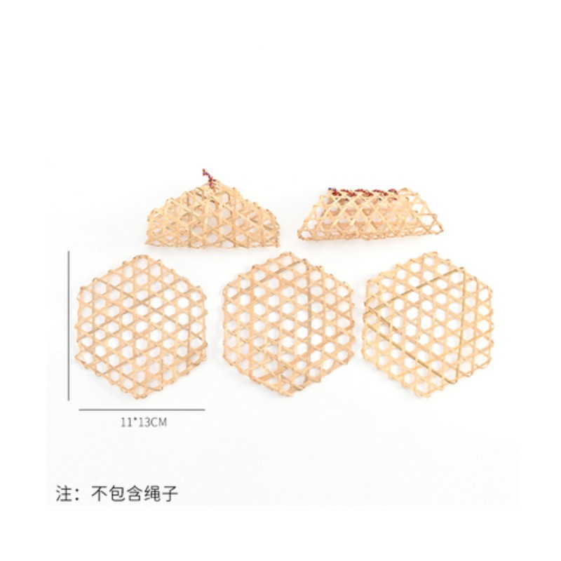 Dragon Boat Festival hecho a mano bricolaje bambú barco dragón barco ajenjo bolsita ramo embalaje decoración de la puerta colgante joyería de coche hecha a mano