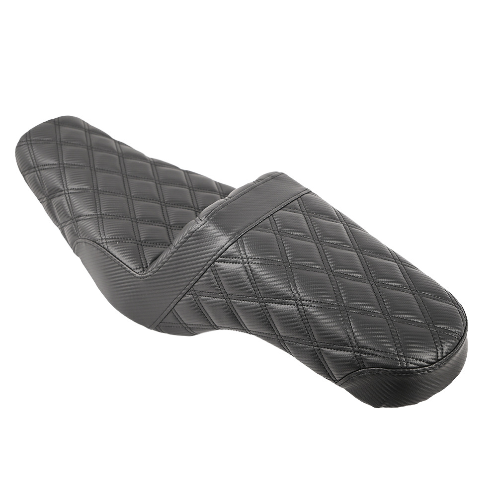 Motorcycle Seat Cushion Suitable for Harley 04-22 Sportster Step Seat, Black