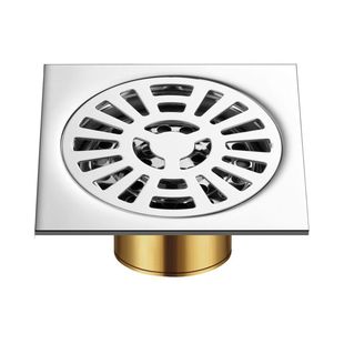 3mm thick stainless steel floor drain toilet large displacement deep water sealed floor drain 10cm hotel engineering floor drain