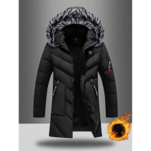 X 39121 Stripe hooded men's cotton coat ������ñ��ʿ�޷�