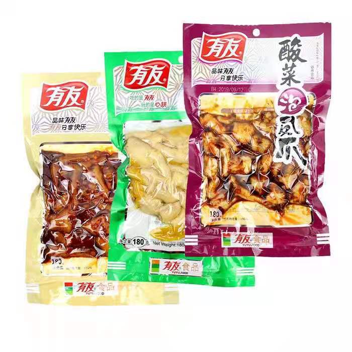 有友泡凤爪友有笋尖友有猪皮晶友有豆腐干友有牛皮晶多选口味批发-阿里巴巴