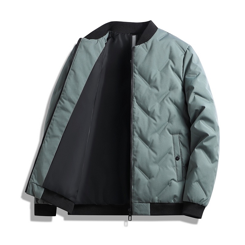 Chaqueta casual para hombre invierno nuevo pato blanco abajo deportes más tamaño suelto ligero caliente chaqueta a prueba de frío al por mayor