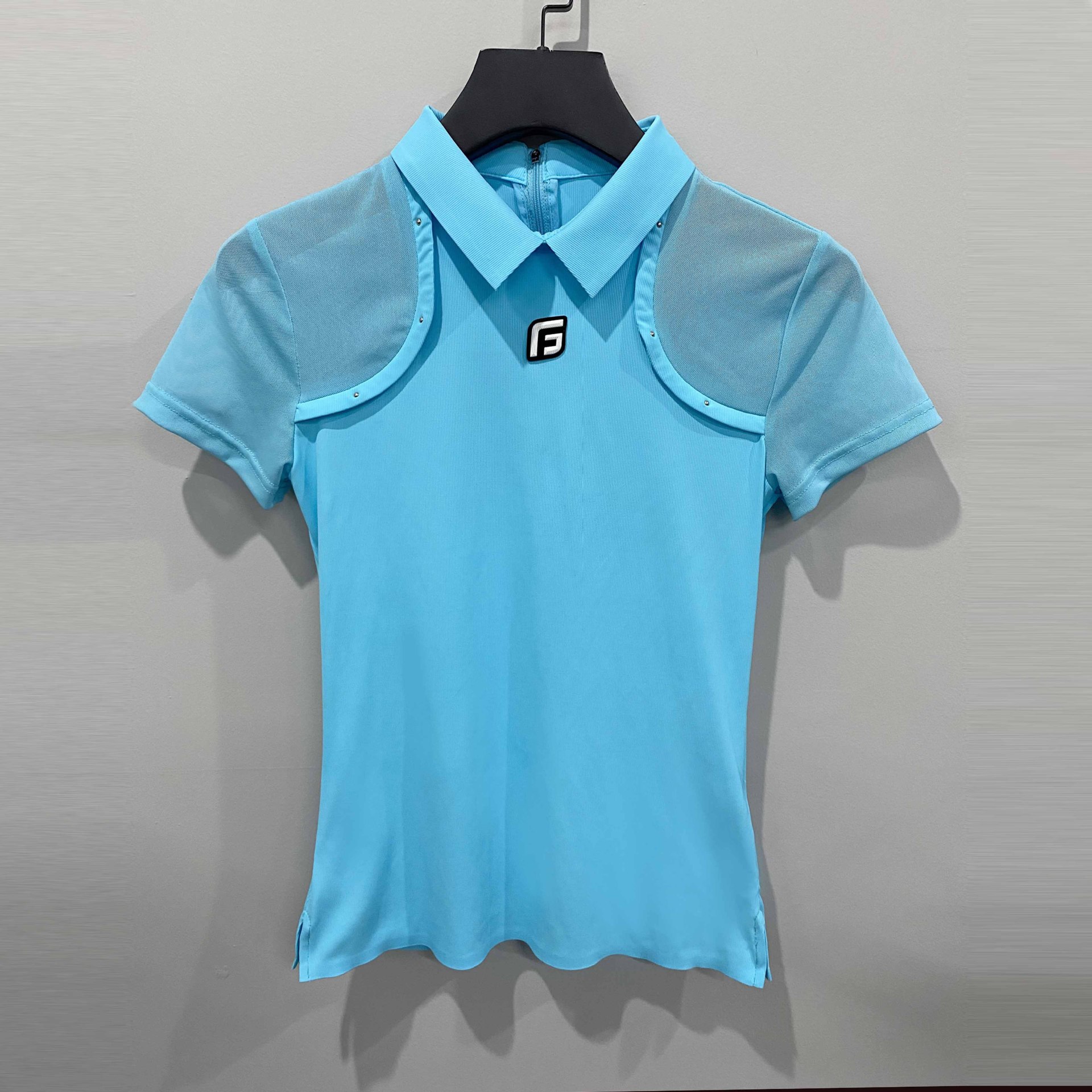 Gaufest Golf Golf Women's Summer Mesh Short Sleeve Stretch Breathable Sports Slim Fit Top Women's Short Sleeve