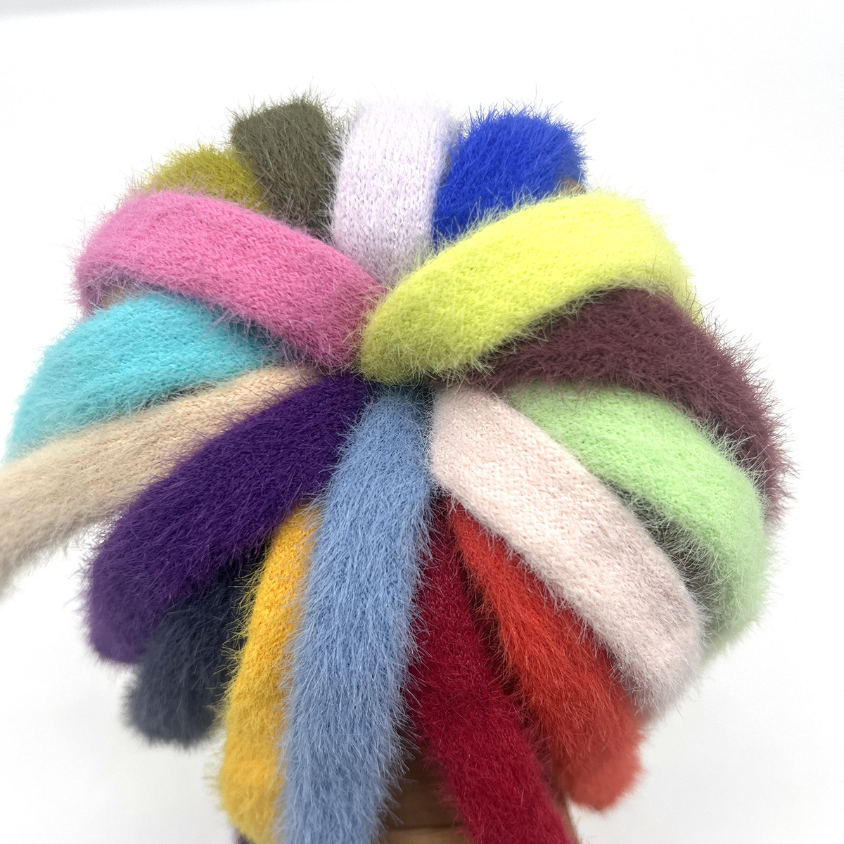 13mm color visón lana viento doble plano invierno otoño cordones de zapatos de peluche para hombres y mujeres cordones huecos casuales