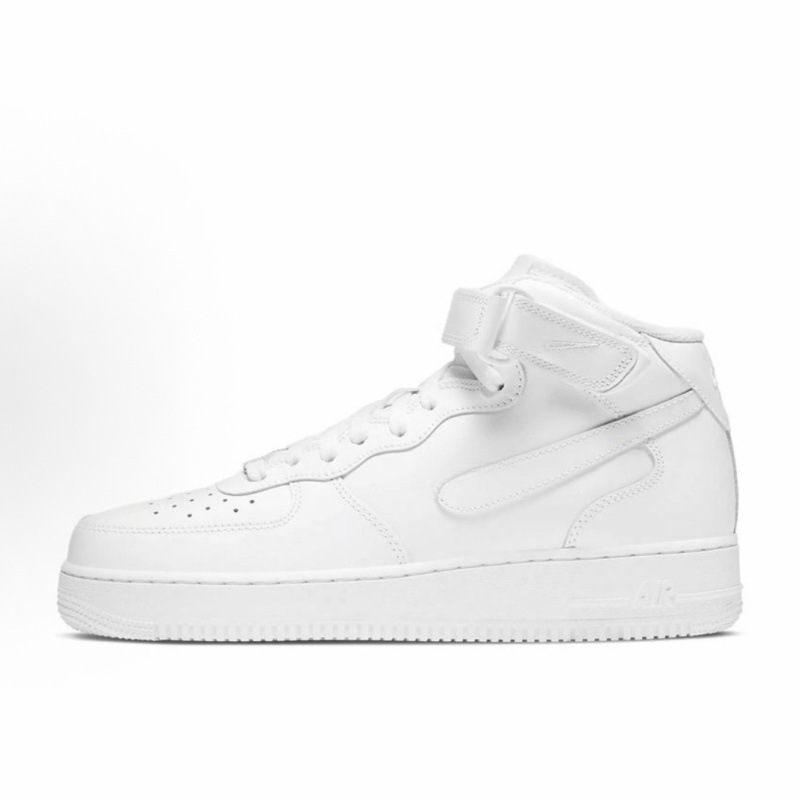 Chunyuan Air Force No. 1 Putian zapatos blancos clásicos bajos, zapatos de skate casuales, zapatos deportivos blancos.