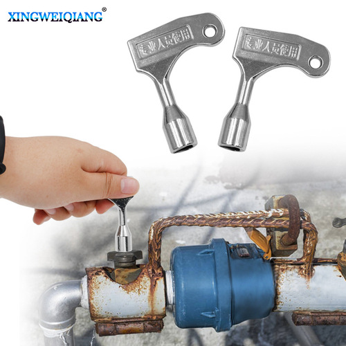 Inner triangle elevator key locking valve wrench Electric control cabinet water meter valve key wrench Triangular key wrench