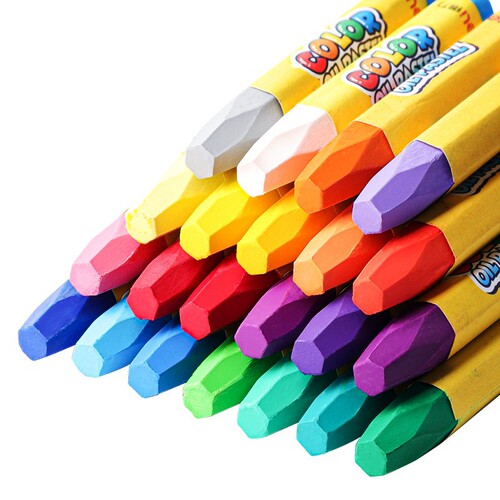 Deli water-soluble oil pastels children's color crayon graffiti set toddlers washable baby non-dirty hands wholesale
