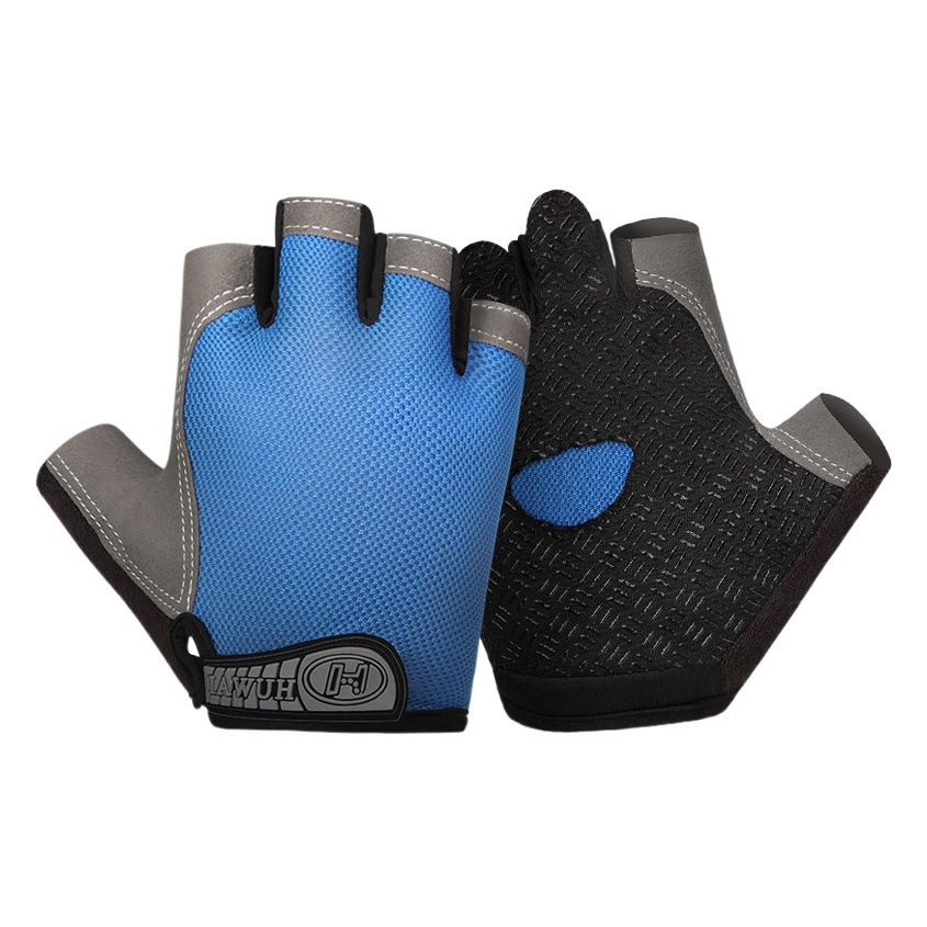Sports Outdoor Riding Gloves Men's and Women's Bicycle Mountaineering Equipment Fitness Dumbbell Half Finger Wear-resistant Thin Frisbee
