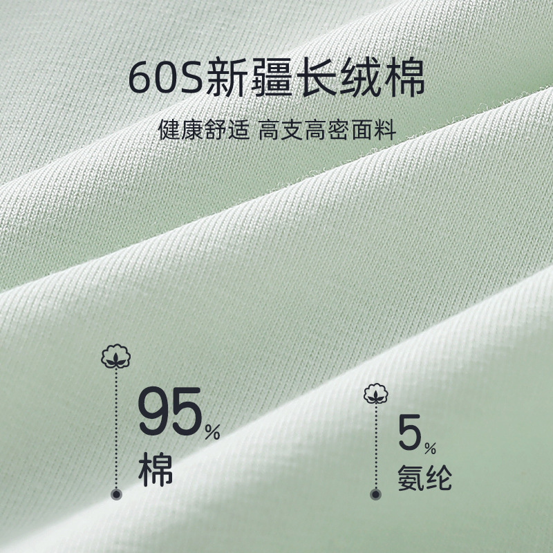 Ropa interior de los hombres puro algodón antibacteriano entrepierna verano Delgado hombres Boxer shorts cabeza más tamaño deportes juventud ropa interior