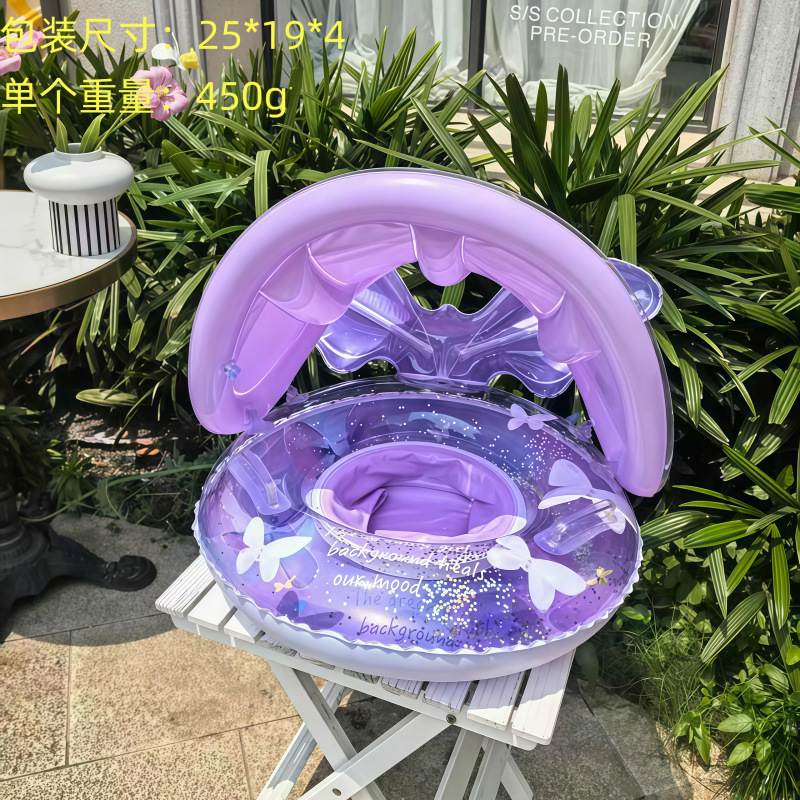 Dreamy butterfly with hood (purple)