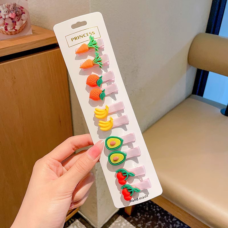 婴儿汗毛夹女宝宝发夹不伤发胎毛夹夹子头饰儿童婴幼儿发量少发卡|undefined