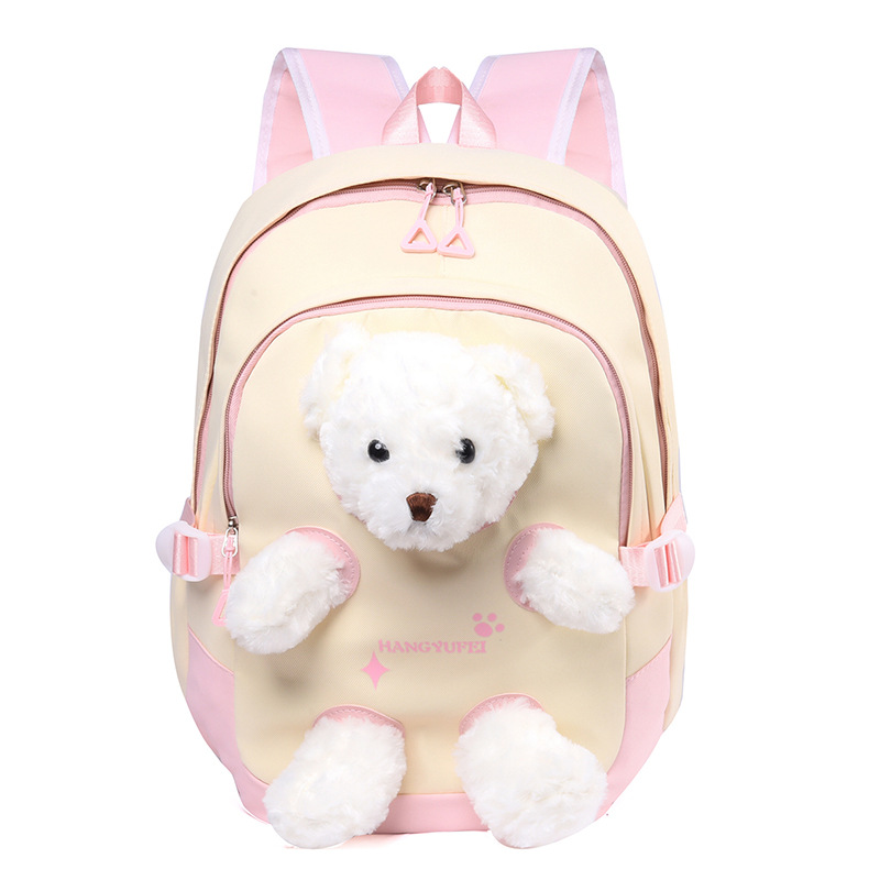 Catuones animadas lindas osos de peluche niñas mochila de viaje al aire libre de gran capacidad mochila escolar para estudiantes de primaria mochila ligera