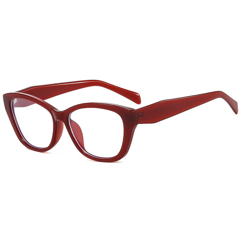 New fashionable anti-blue light frame glasses Xiaohongshu same style glasses personalized street photography flat mirror wholesale cross mirror