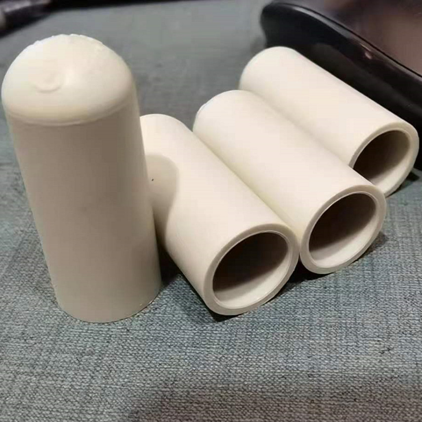 瑞士+GF+乔治费歇尔PPH管帽对焊工业管配件pp封头堵头闷盖管堵 GF