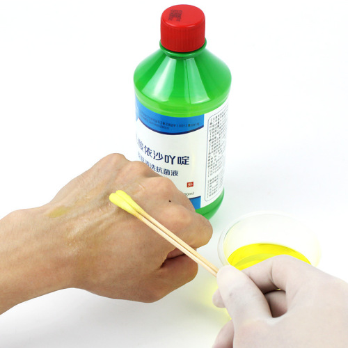 Rivano Skin Cleansing Liquid Yellow Potion 500ml Ethacridine Lactate Disinfectant Skin Disinfectant Antibacterial Liquid