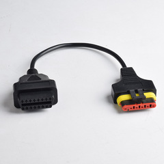 OBD 16pin to 6 pin for Benelli Motorcycle 6Pin摩托貝納利6針