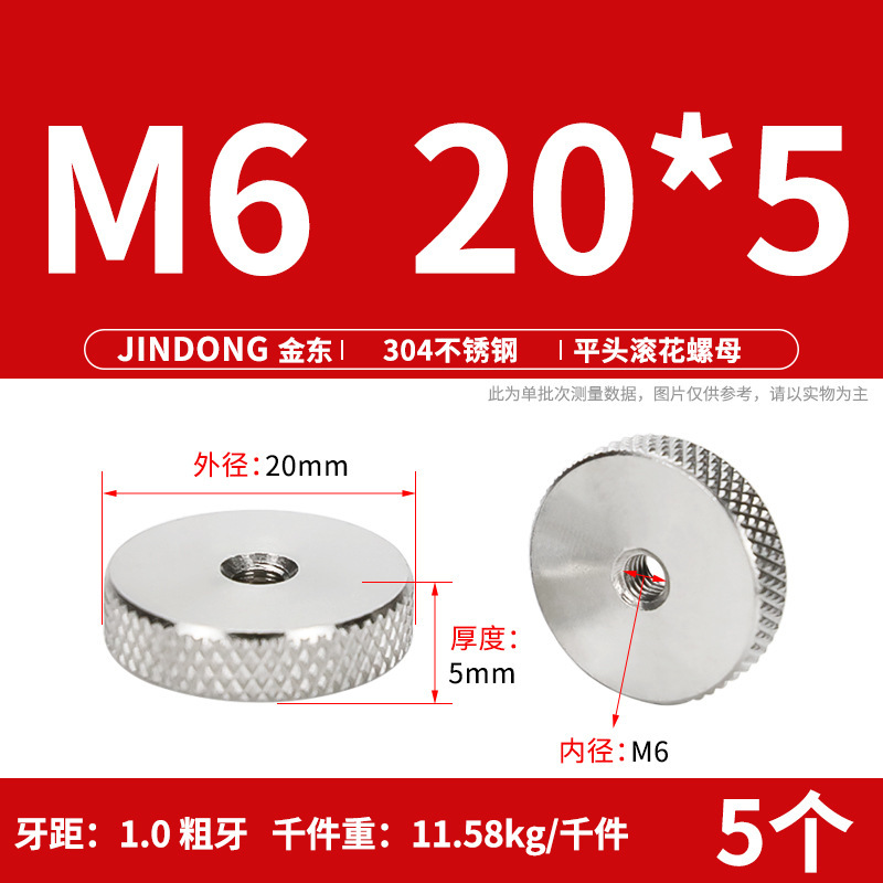 平頭ローラーナット304ステンレス製手回しローラーナットm3 m 4m 5m 6m 8m 10|undefined