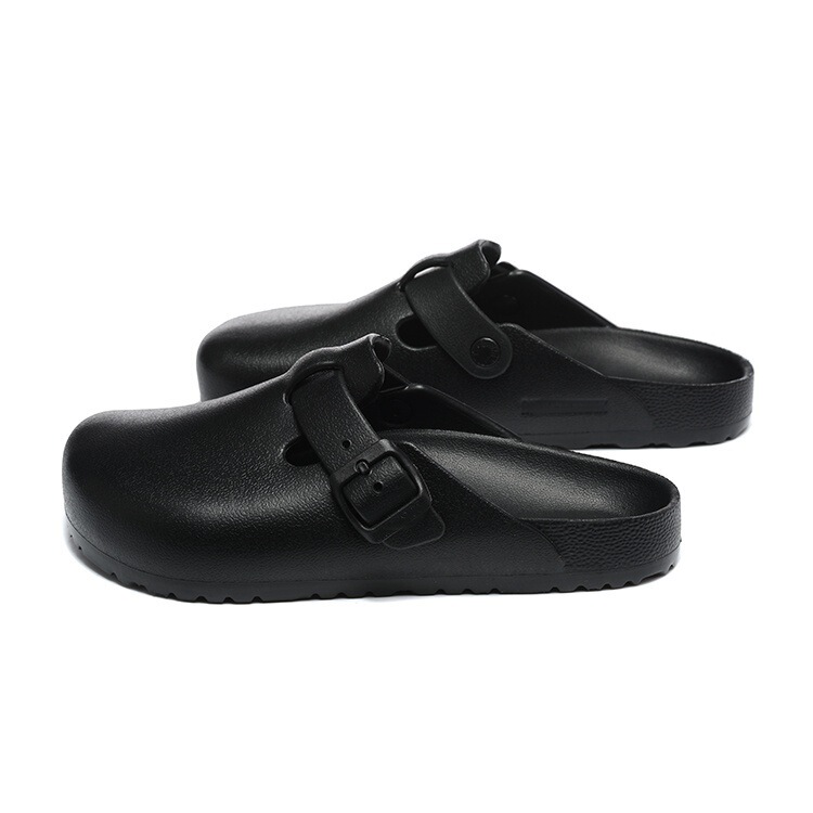 Cross-Border Trade - Eva Integrated Bk Birkenstock Shoes Boston Closed-Toe Half Slippers Birkenstock Unisex Beach Slip-On Sandals