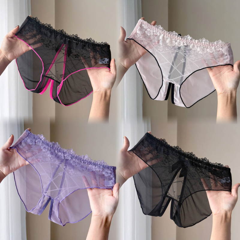 Valentine's Day gift: sexy lace panties for women, seamless, breathable, hot and sexy, plus-size, sensual briefs for chubby women.