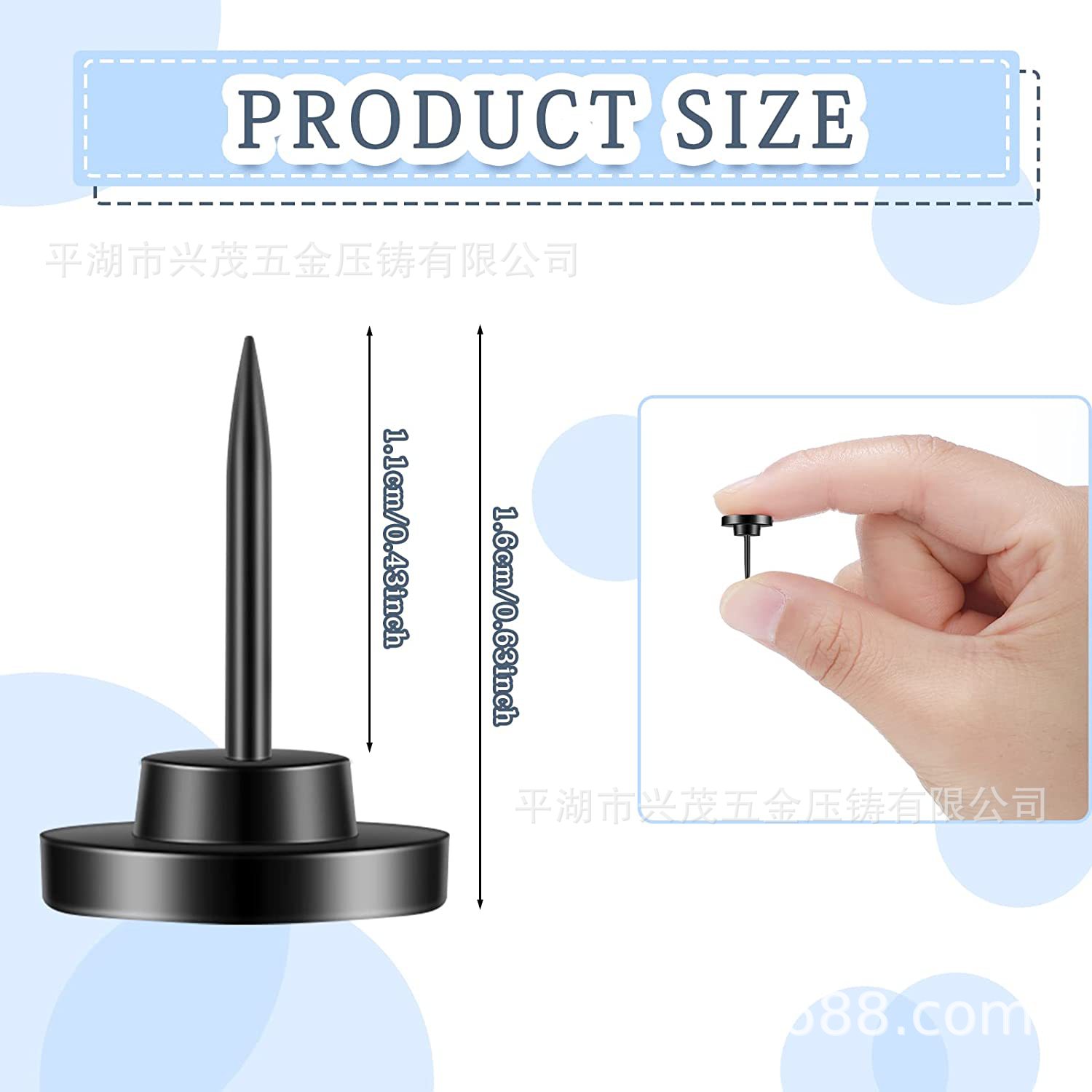 装饰性图钉 合金图钉 金属图钉图钉，用于图片照片悬挂的金属拇指