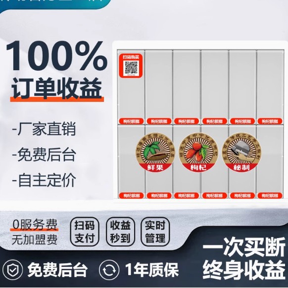 槟榔售卖机和成天下口味王张新发槟郎枸杞湘潭铺子售货机全自动