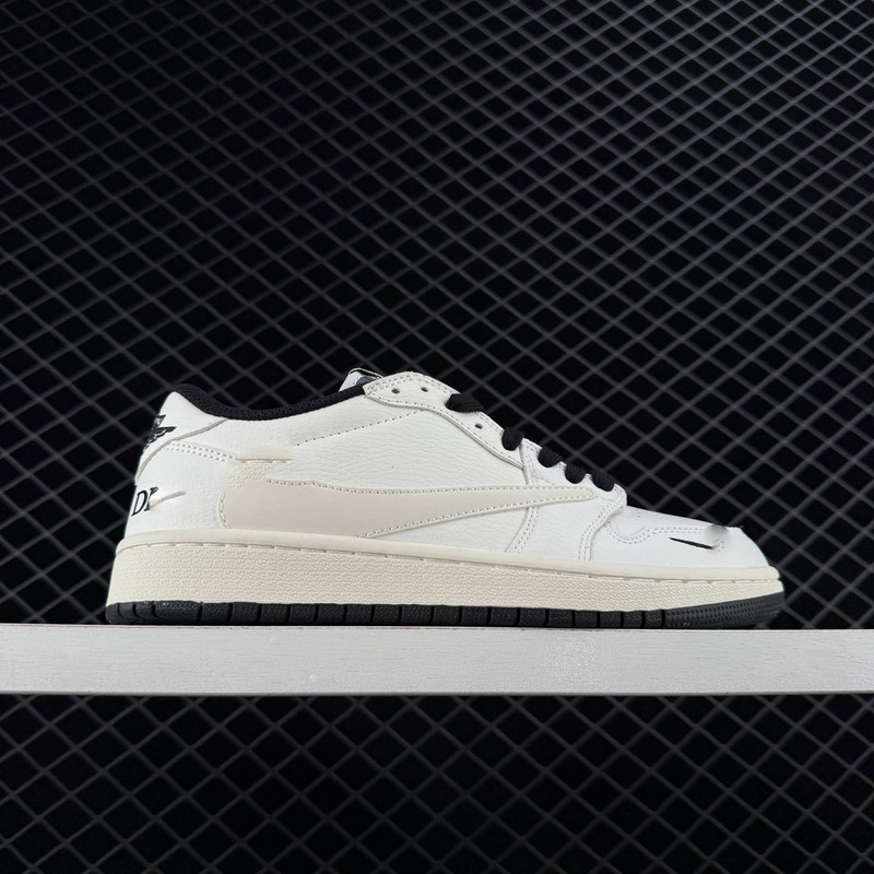 Putian Shoes Aj1 Swoosh Sneakers Travis Scott Collaboration Casual Sports Shoes Wear-Resistant Lightweight Trendy Shoes